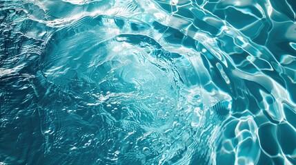 Obraz premium Blue Water Texture, Abstract Natural Swirl Pattern