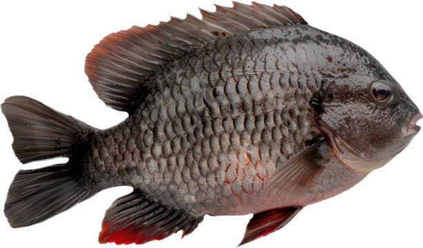 tilapia fish sticker transparent background PNG clipart