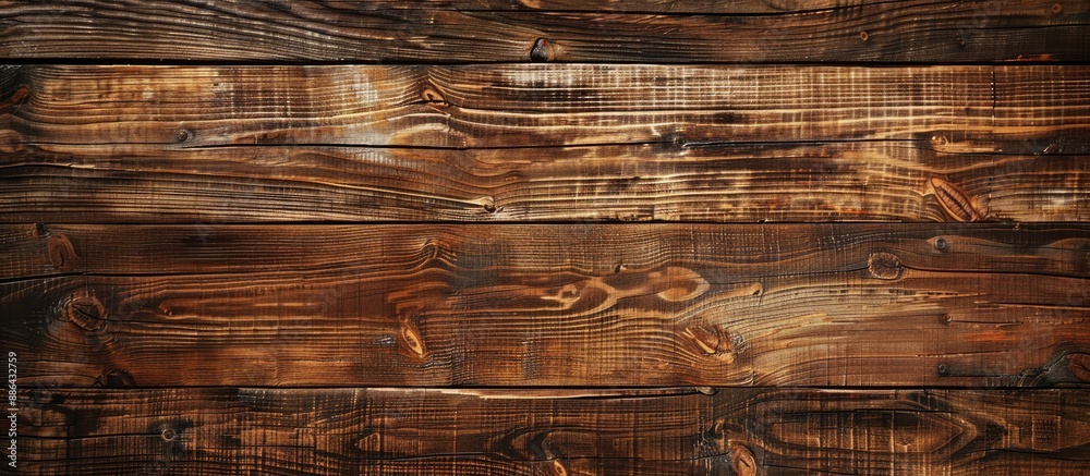 Fototapete An aged brown wooden surface creating an abstract backdrop with a blank space for versatile use 104 characters. with copy space image. Place for adding text or design