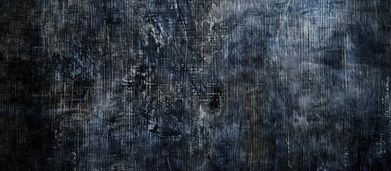 Abstract grunge background with a black denim texture perfect as a background for various design projects needing a copy space image