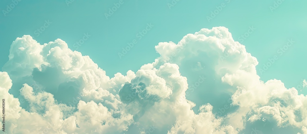 Poster Sky backdrop with copy space image