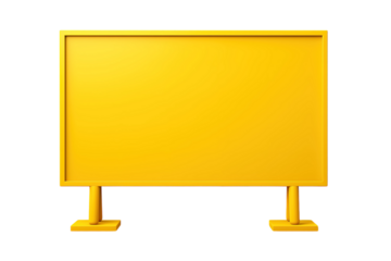 A Blank Canvas of Golden Opportunity Awaits on a Sunny Day on a White or Clear Surface PNG Transparent Background