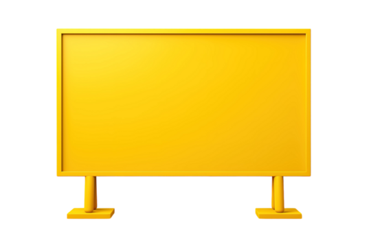 A Blank Canvas of Golden Opportunity Awaits on a Sunny Day on a White or Clear Surface PNG Transparent Background