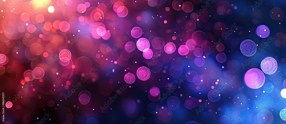 Fototapete Background with bokeh light and abstract textured design with copy space image