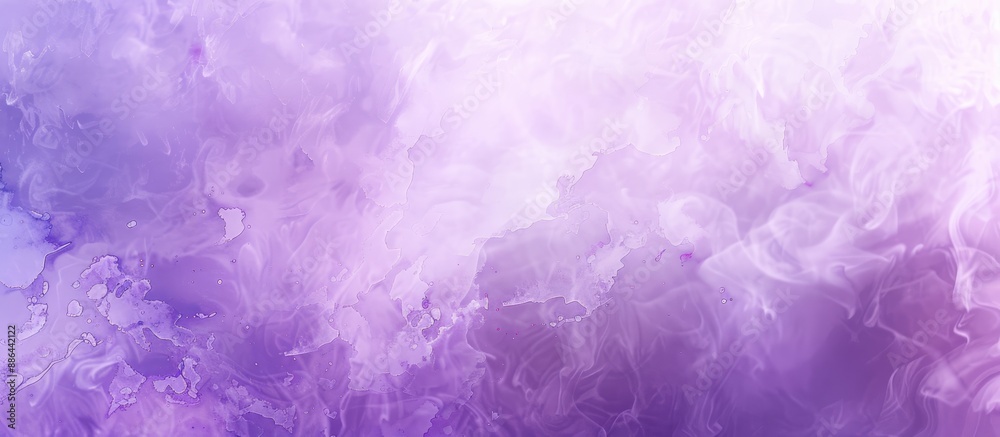 Poster soft purple light creates a gentle watercolor background with copy space image