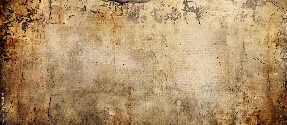 Aufkleber A vintage backdrop with grunge textures on aged paper surface ideal for visual projects needing a copy space image