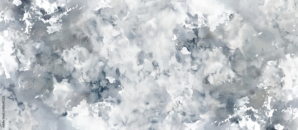 Poster Watercolor background in light gray hue with a textured stained appearance suitable for use as a copy space image