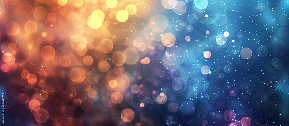 Fototapete Bokeh background with abstract texture creating a soft glowing effect perfect as a copy space image