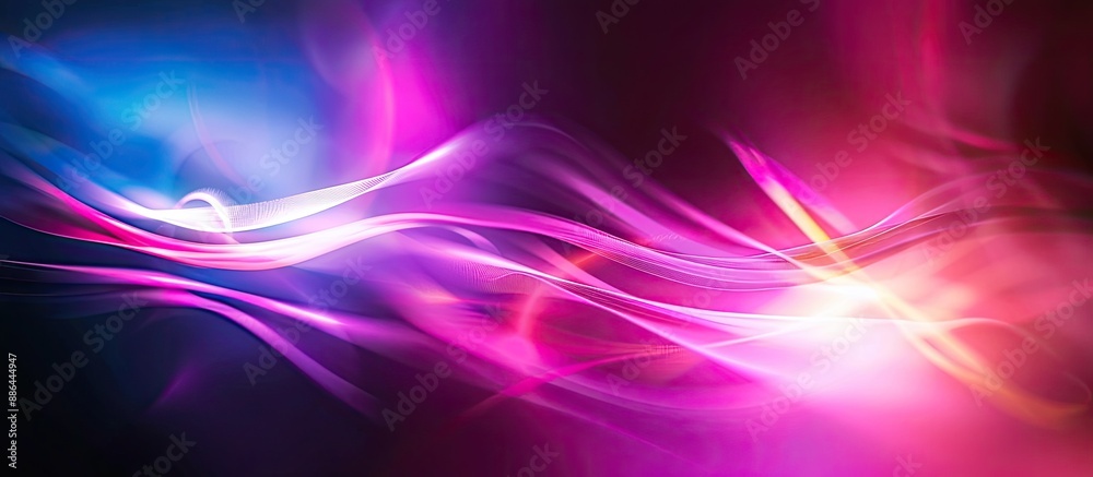 Aufkleber Backgrounds with abstract lighting effects suitable for displaying text or other graphic elements emphasizing a copy space image