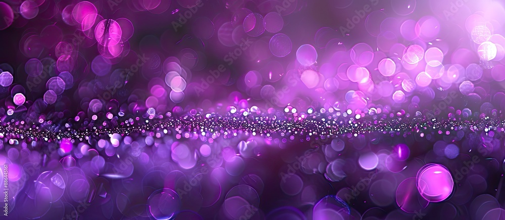 Aufkleber Background featuring abstract purple bokeh lights with copy space image