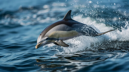 Obraz premium dolphin jumping out of water