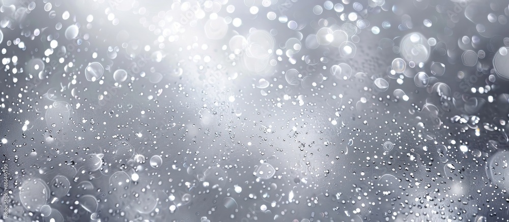 Aufkleber silver background with a metallic sheen and scattered light spots perfect for projects requiring cop