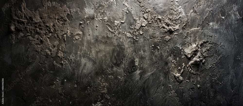 Aufkleber dark and eerie background with a textured mold covered gray cement wall perfect as a backdrop for a 
