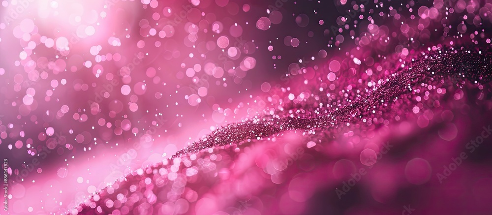 Leinwandbilder Abstract pink dust background with defocused elements and a copy space image