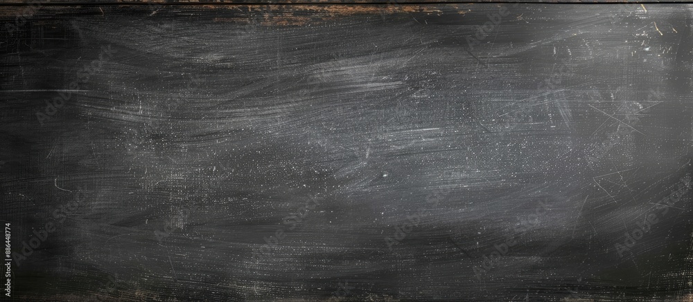 Leinwandbilder Create custom chalkboard art or graphics using this abstract blank chalkboard for text education or creative projects with space for image placement. with copy space image
