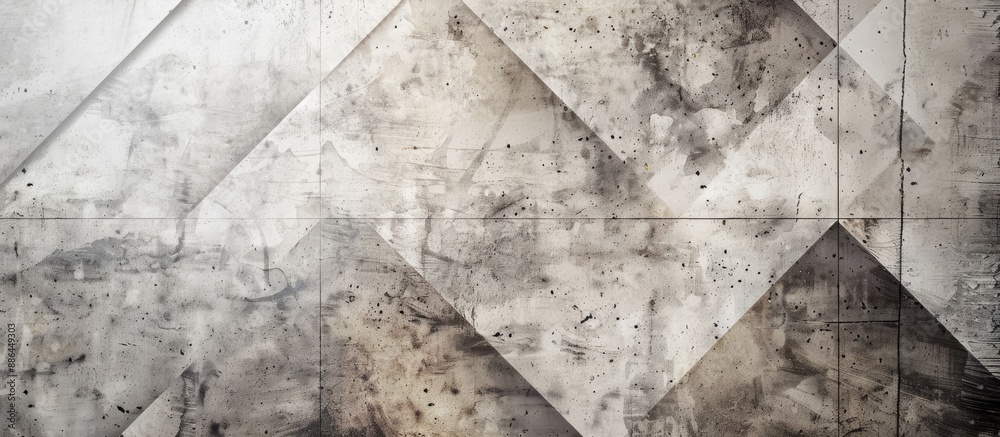 Aufkleber a retro art pattern background with a vintage or grungy look featuring natural cement texture as the