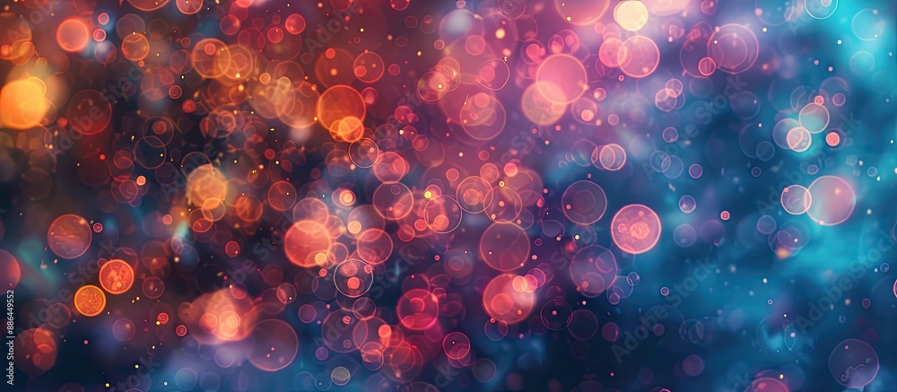 Fototapete Light bokeh background with an abstract texture suitable for a copy space image
