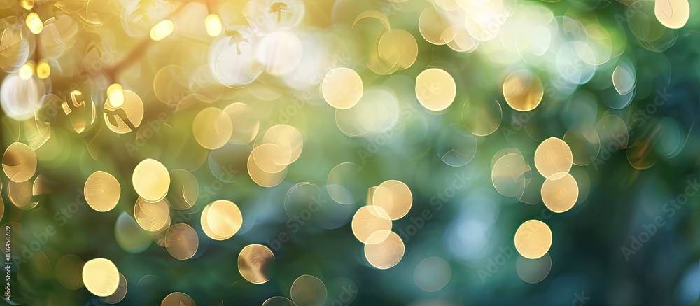 Fototapete blurry background with bokeh effect perfect for a copy space image
