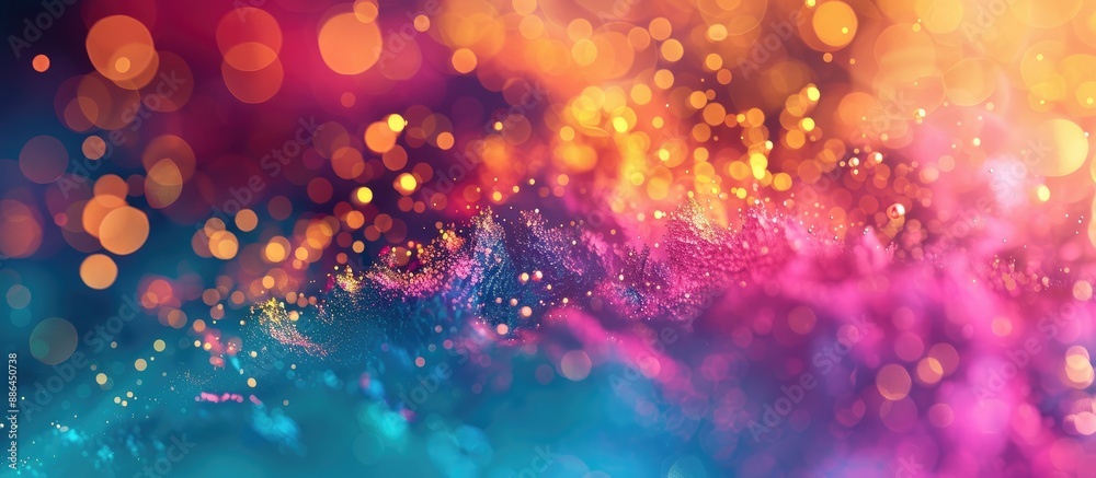 Poster vibrant backdrop with abstract colors and copy space image
