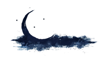 PNG Moon line horizontal border space white background tranquility.