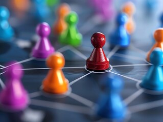 Referral Strategy  A strategic map with referral paths
