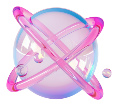 PNG Simple atom icon sphere purple white background.