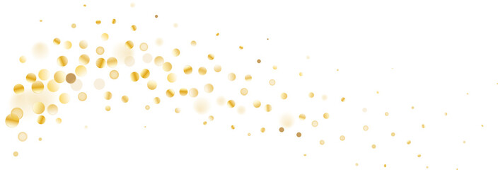 Gold glitter. Golden sparkle confetti. Shiny glittering dust.
