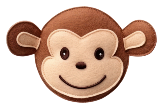 PNG A minkey nature cute toy.