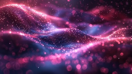 Fototapeta premium Abstract Pink and Blue Glitter Background