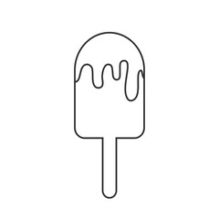 Ice cream vector icon in flat