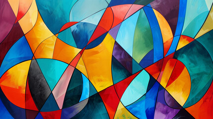Fototapeta premium Abstract geometric art