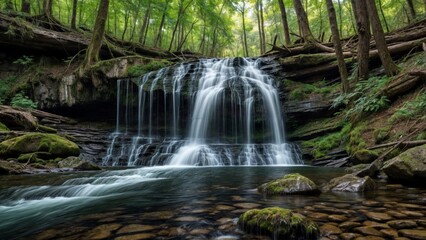 waterfall in the forest