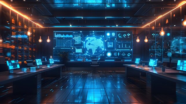 AI Powered Futuristic Workspace for Digital Communication and Business Networking