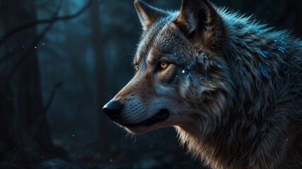Obraz premium Wolf Wallpaper