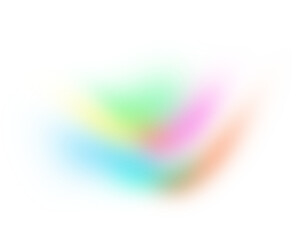 Obraz premium Blur Gradient Shape transparent PNG blurry gradient shape holographic blurred circles rainbow color shapes. Abstract design elements