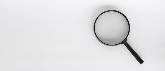 Magnifying Glass isolated on white color background