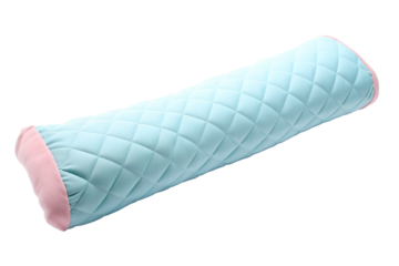 A Stack of Colorful Cushions With Intricate Patterns on a White or Clear Surface PNG Transparent Background