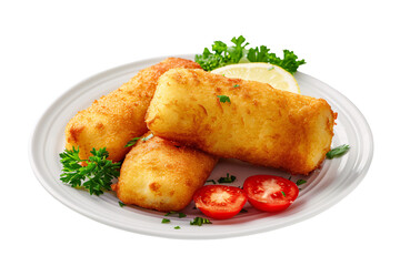 Risoles on a plate