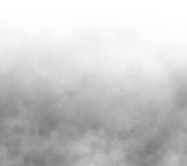 Transparency Fog or smoke isolated transparent background