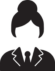 illustration of a schoolgirl sillhouttee