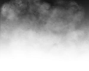 Black gradient transparent fog smoke cloud