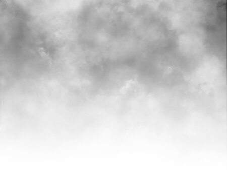 Black gradient transparent fog smoke cloud