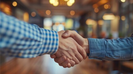 handshake between two businessmen