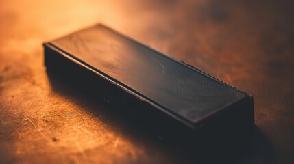 Indulge in the Sweetness: Close-Up of a Blank Chocolate Bar Wrapper - Dessert Treats
