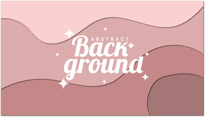 Abstract paper cut shape wave background