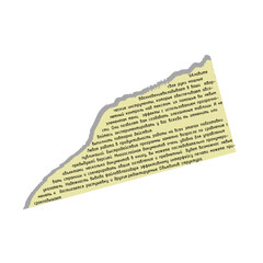 Naklejka premium paper old,notebook, sheet newspaper, scrapbook streep