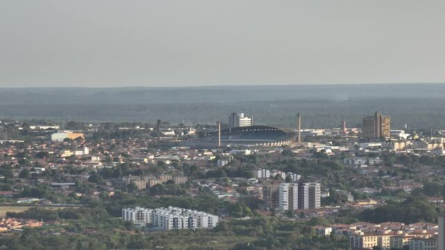 Est&aacute;dio ao longe de Teresina, Piau&iacute;, Brasil