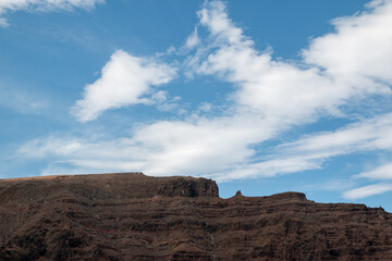 Coastal rocks on the north of Lanzarote, Spain