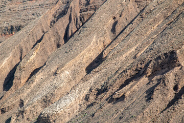 Detail of a coastal rock on the north of Lanzarote, Spain