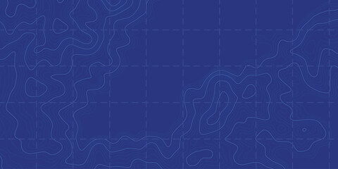 Geographical map, sea bottom, sea contour map, abstract frame, vector design	